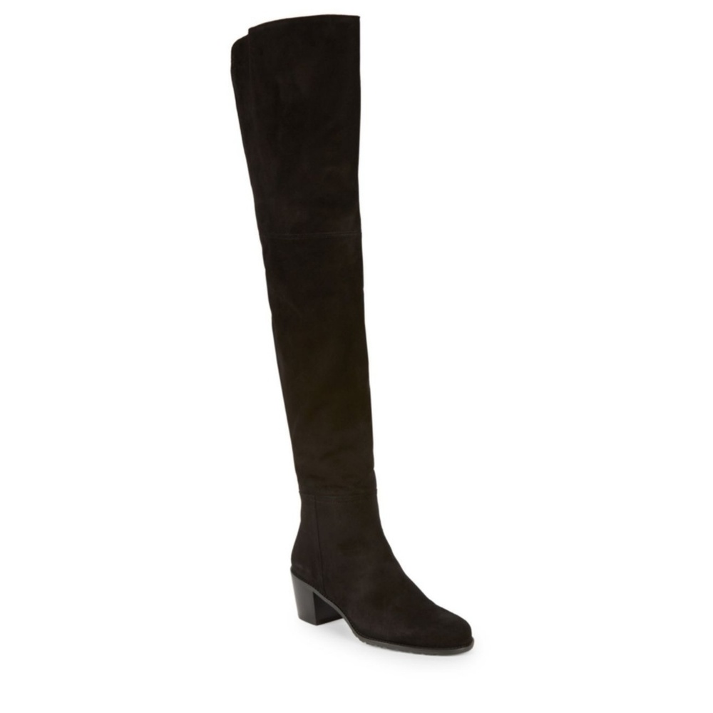 Stuart Weitzman Hitest Suede Over-The-Knee Boots